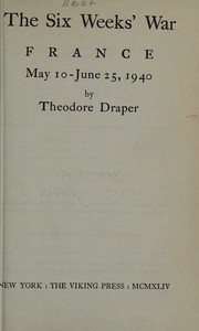 The six weeks' war