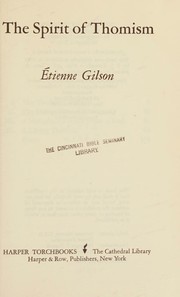 The spirit of Thomism