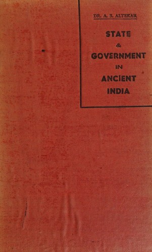 State and government in ancient India