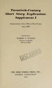 Twentieth-century short story explication