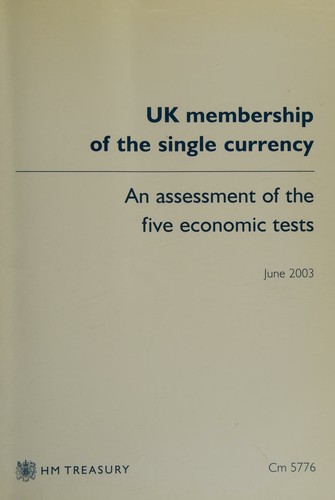 UK membership of the single currency