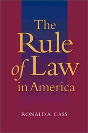 The rule of law in America