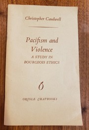 Pacifism and violence