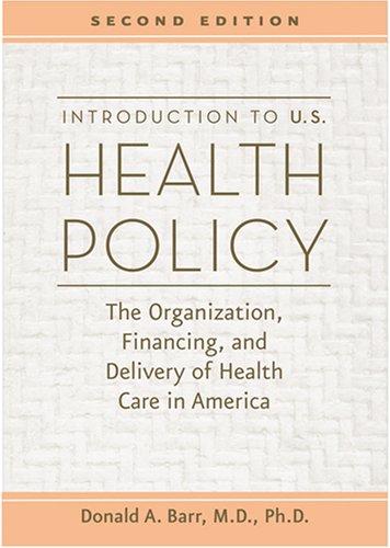 Introduction to U.S. Health Policy