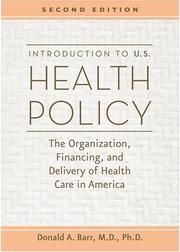 Introduction to U.S. Health Policy