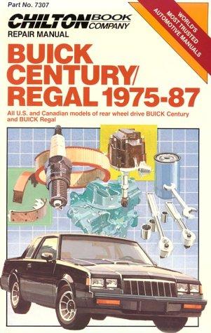 Chilton Book Company repair manual, Buick Century/Regal, 1975-87