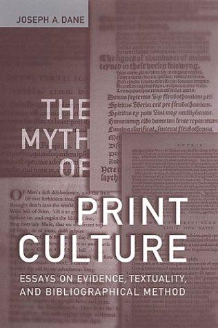 The myth of print culture