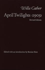 April twilights (1903)