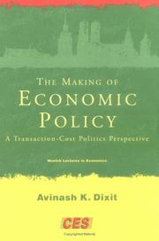 The making of economic policy