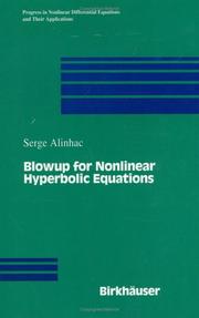 Blowup for nonlinear hyperbolic equations