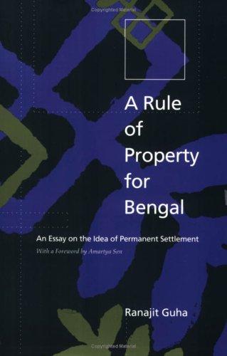 A rule of property for Bengal