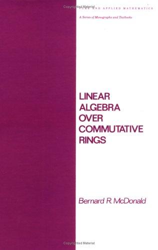 Linear algebra over commutative rings