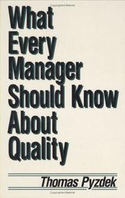 What every manager should know about quality