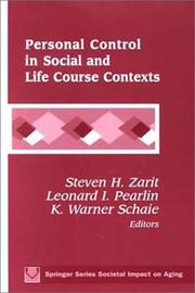 Personal control in social and life course contexts