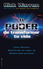 Poder de Trasformar Tu Vida, El