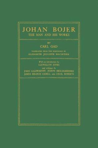 Johan Bojer, en studie.