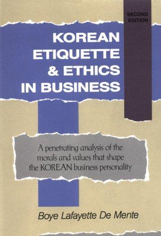 Korean etiquette & ethics in business