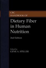 CRC handbook of dietary fiber in human nutrition