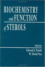 Biochemistry and function of sterols