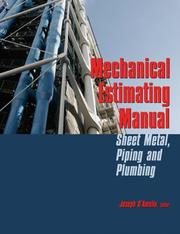 Mechanical Estimating Manual