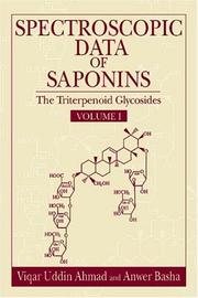 Spectroscopic data of saponins