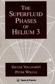 The superfluid phases of helium 3