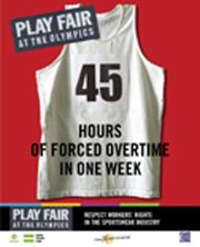 PLAY FAIR AT THE OLYMPICS: 45 HOURS OF FORCED OVERTIME IN ONE WEEK
