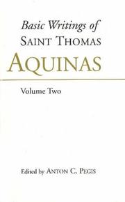 Basic writings of Saint Thomas Aquinas