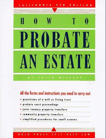 How to probate an estate