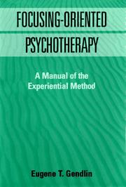 Focusing-Oriented Psychotherapy