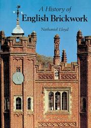 A history of English brickwork
