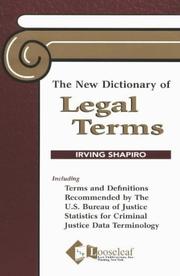 The new dictionary of legal terms