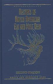 Records of North American Elk and Mule Deer