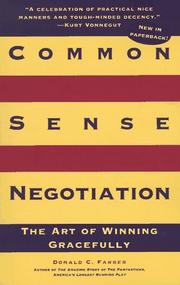 Common Sense Negotiation