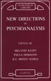 New directions in psycho-analysis