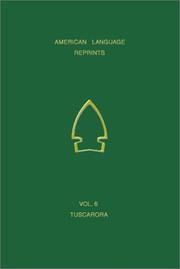 A vocabulary of Tuscarora