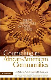 Counseling in African-American communities