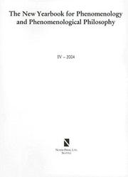 New Yearbook for Phenomenology and Phenomenological Philosophy 2002