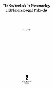 The new yearbook for phenomenology and phenomenological philosophy