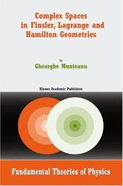 Complex spaces in Finsler, Lagrange, and Hamilton geometries