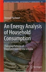 An Energy Analysis of Household Consumption