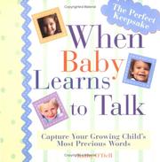 When baby learns to talk