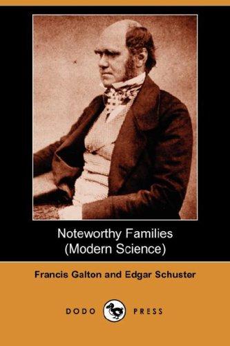Noteworthy Families (Modern Science) (Modern Science Series)