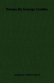 Poems By George Crabbe