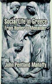 Social Life In Greece