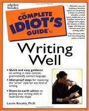 The complete idiot's guide to writing well
