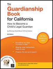 The guardianship book for California