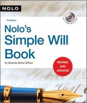 Nolo's simple will book