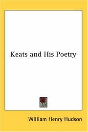 Keats and his poetry