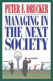 Managing in the Next Society